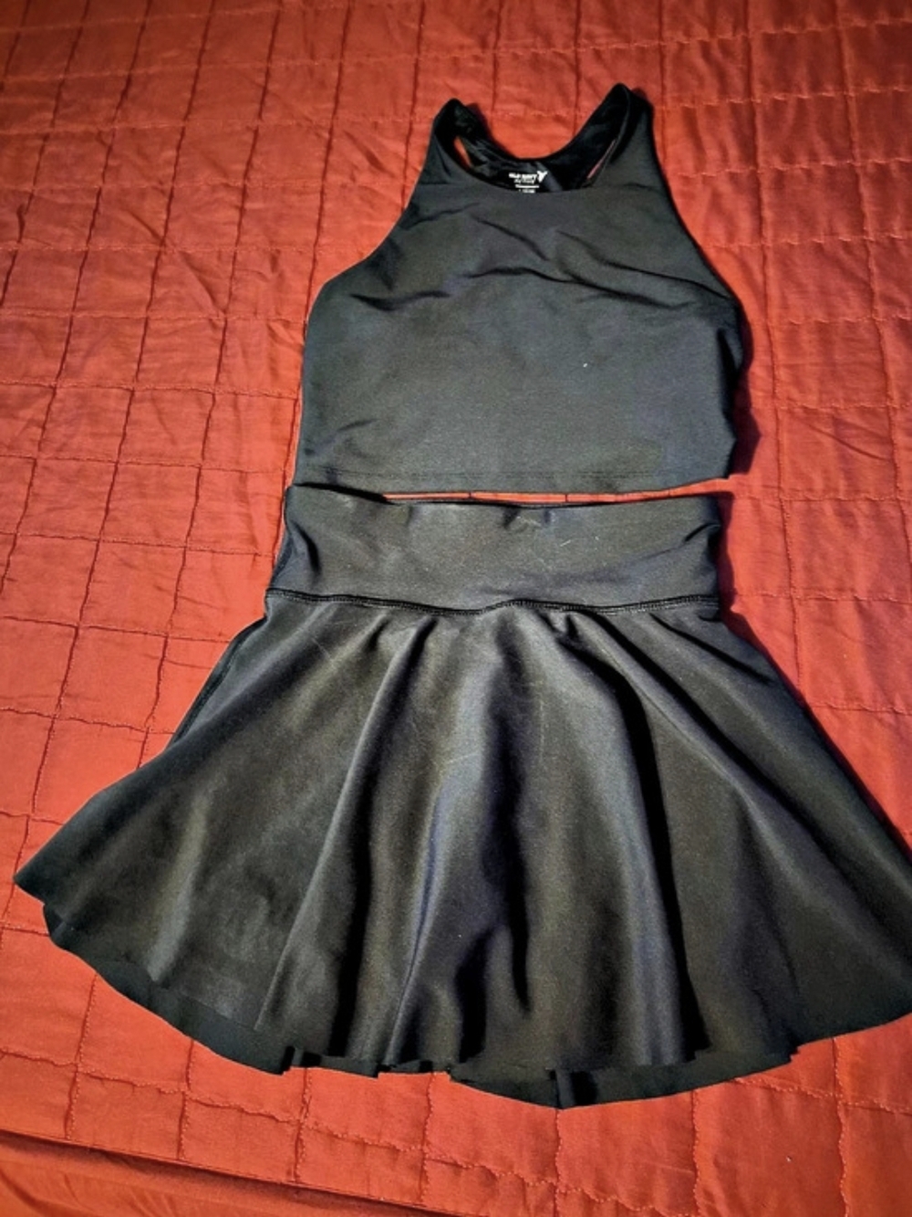 Old Navy Girls Black Top And Skort 
Size Large 10/12